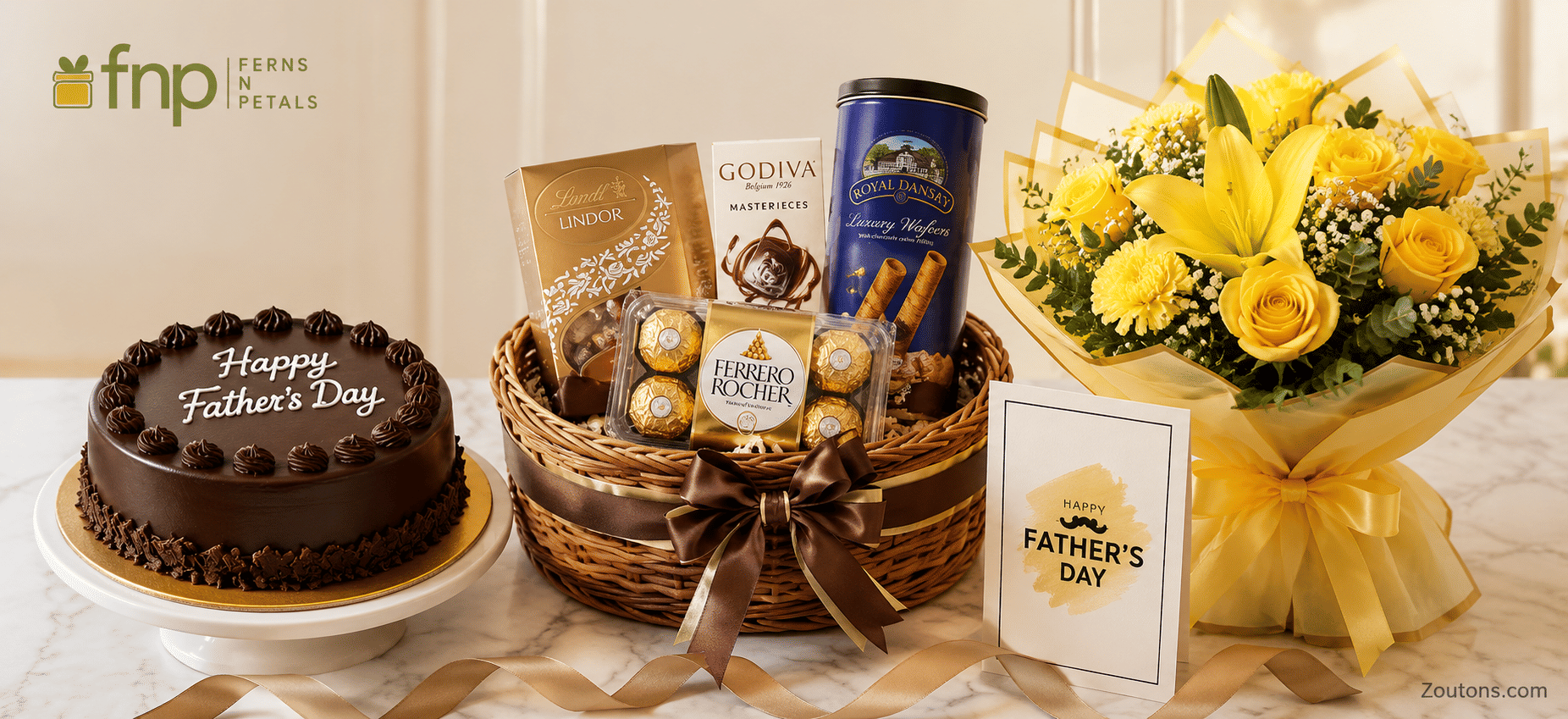 FNP Father's Day Gifts 2026 best combos cakes and hampers under Rs 999