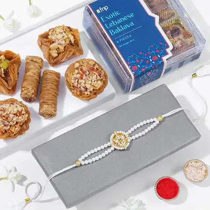 Rakhi Hamper with Exotic Sweet Delights FNP sale