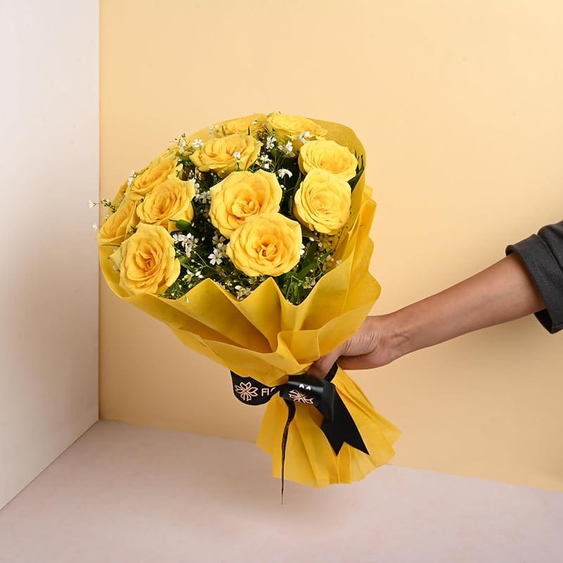 FNP Yellow Roses Father's Day Special Bouquet