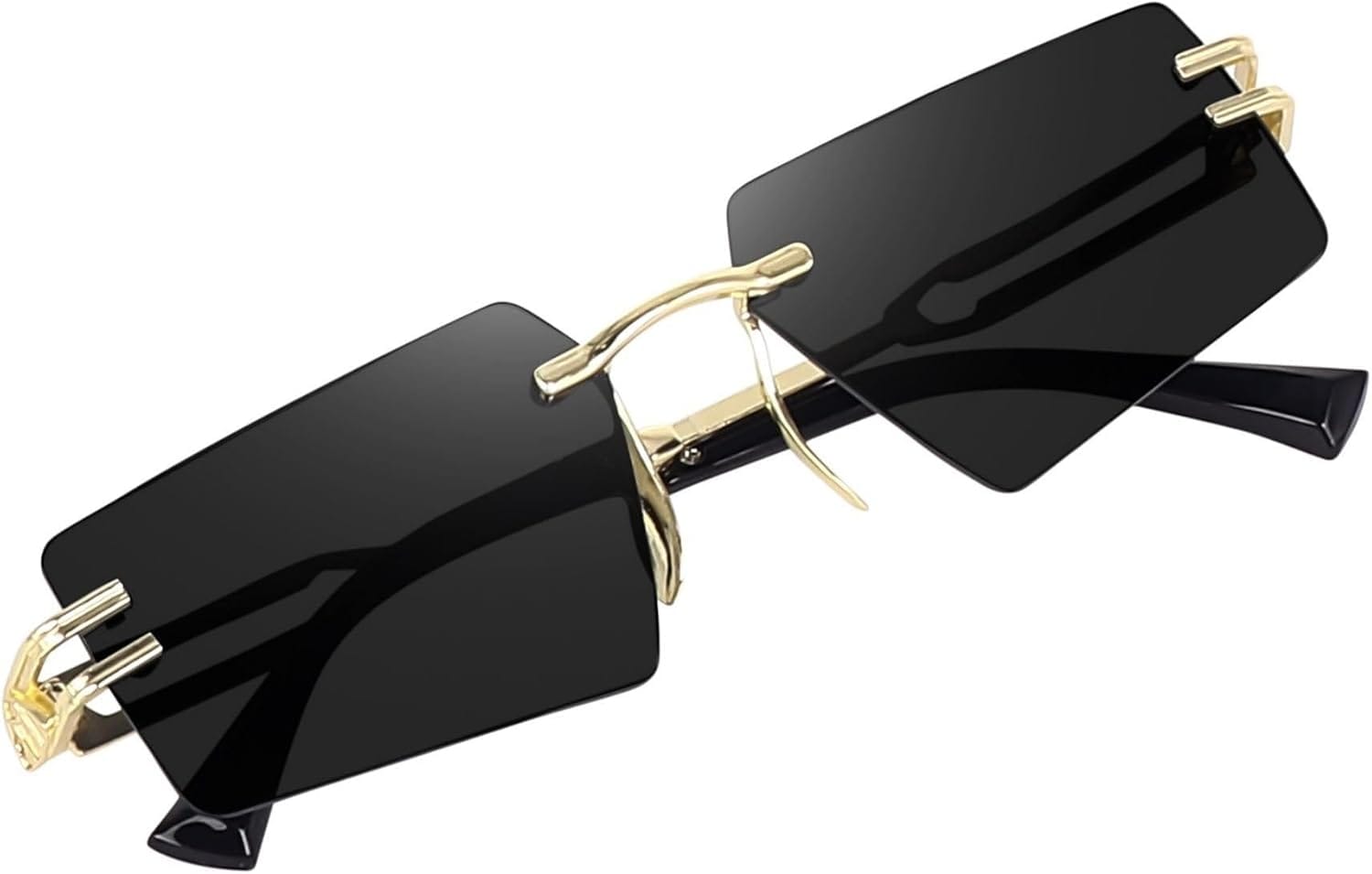 FWD Tinted Rectangle Y2K Sunglasses (Under ₹399)