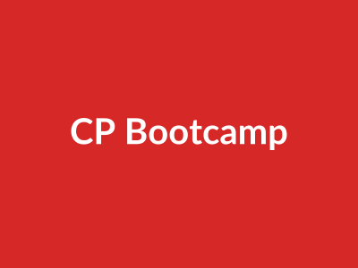 Competitive Programming Bootcamp