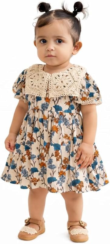 Girls Cotton Casual Dress