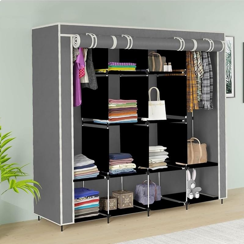 GTC 12-Shelf Collapsible Wardrobe