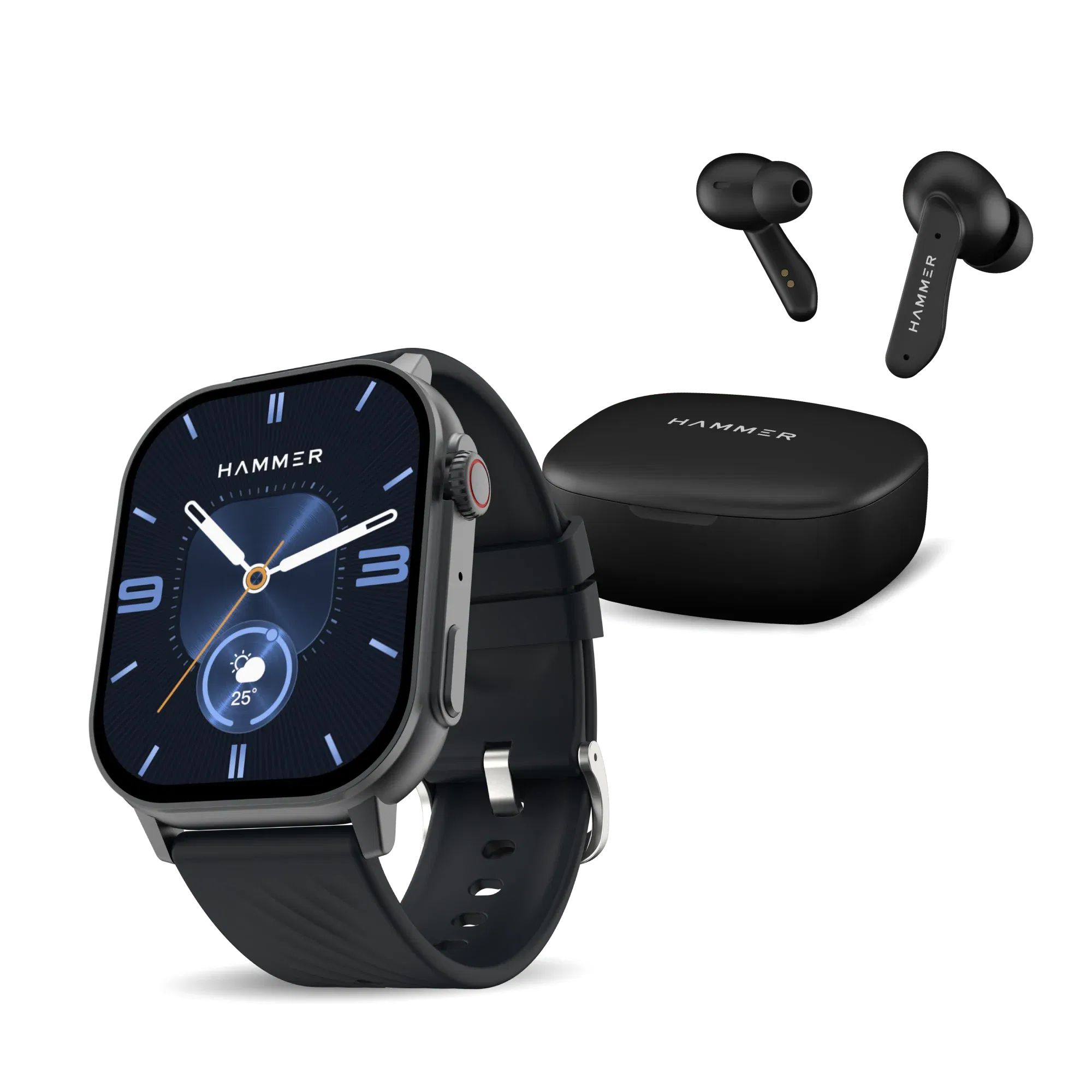Hammer Arctic Smartwatch and Solitude TWS Earbuds Combo Hammer sale