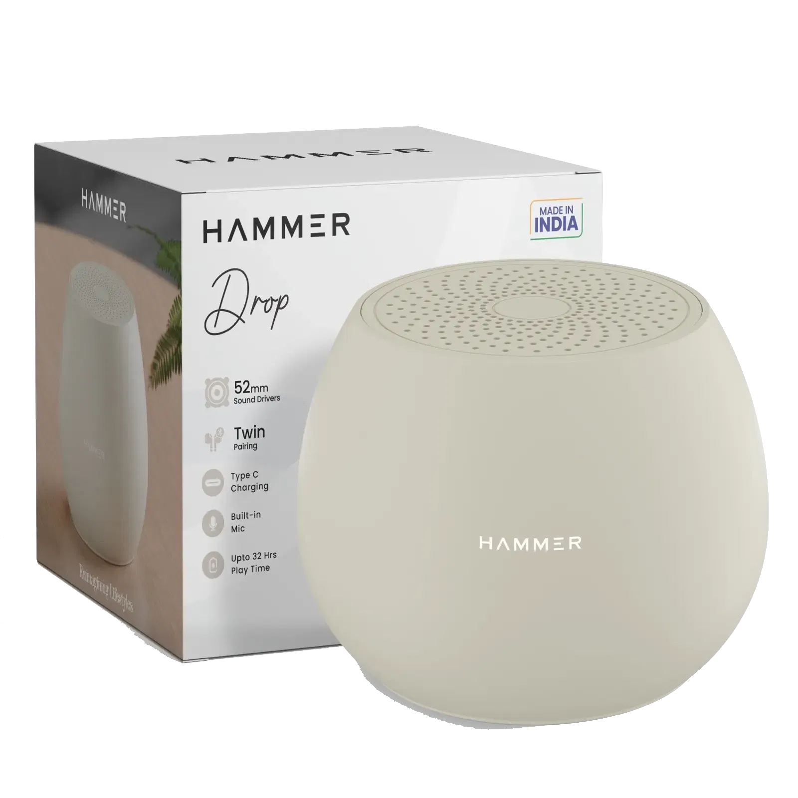 Hammer Drop 5W Bluetooth Speaker with Twin Pairing Hammer sale