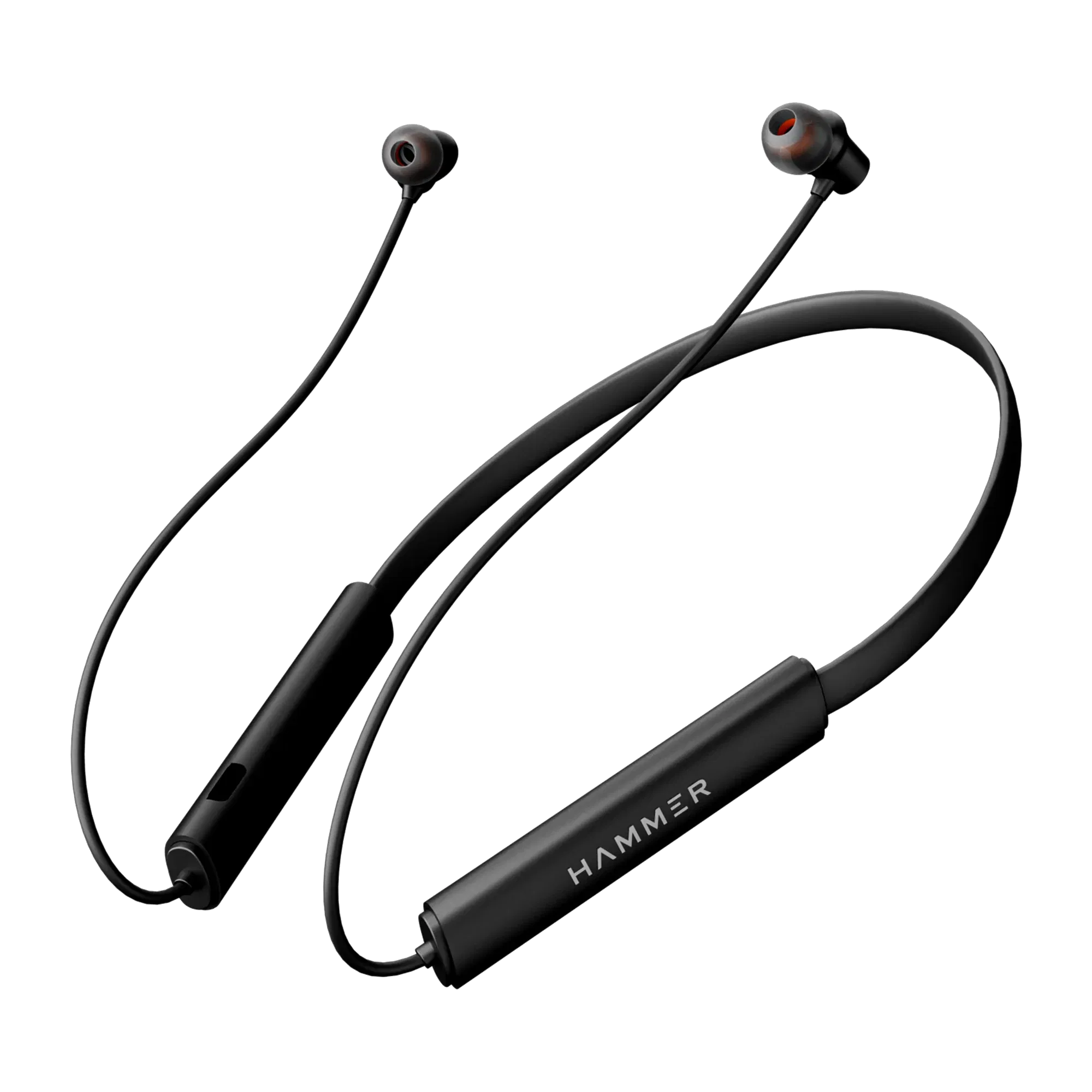 HAMMER Splendor 2 Bluetooth Neckband V6.0 & ENC with 50H Playtime (Black) Hammer sale