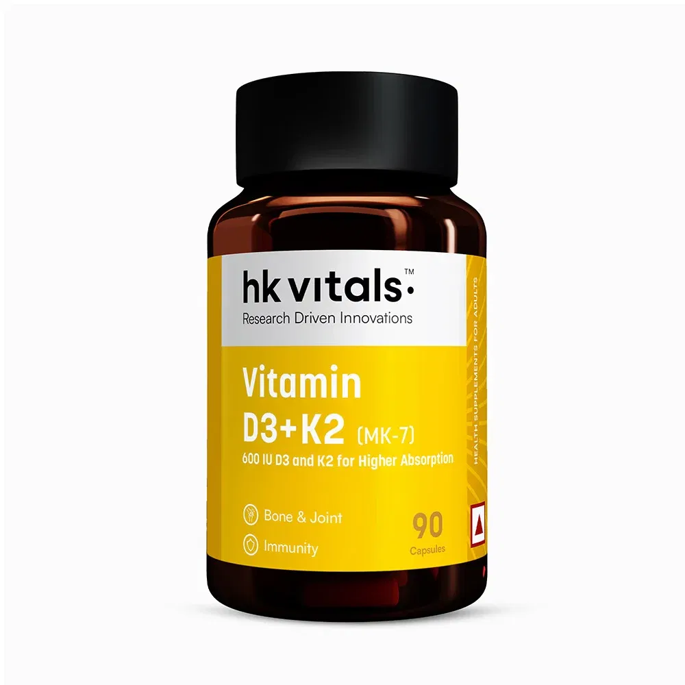 HealthKart HK Vitals Vitamin D3, 90 capsules Unflavoured HealthKart sale