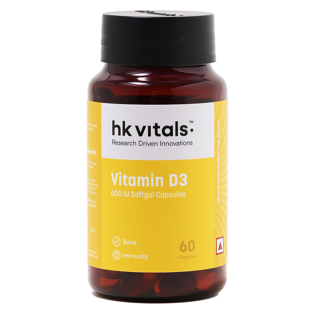 HealthKart HK Vitals Vitamin D3, 60 Capsules HealthKart sale
