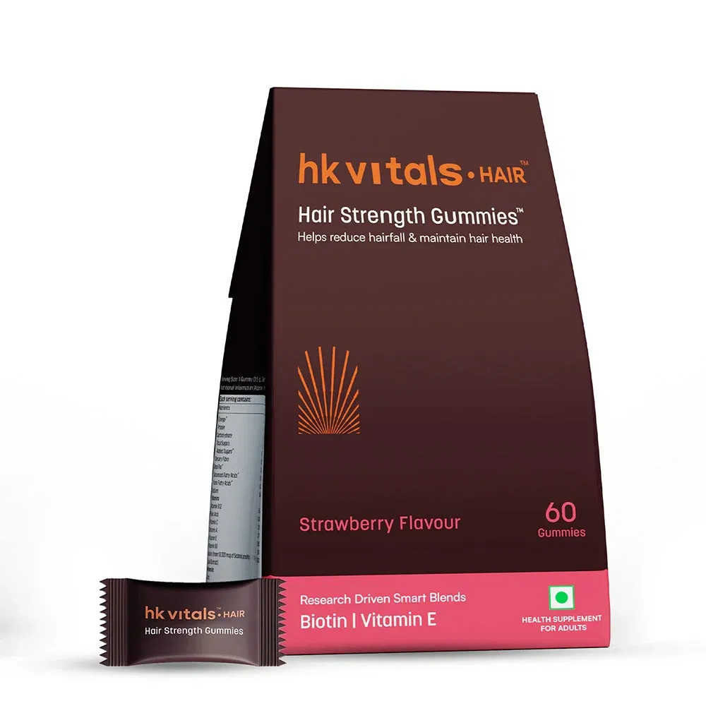 HealthKart HK Vitals Hair Strength Biotin Gummies, 60 Gummies HealthKart sale