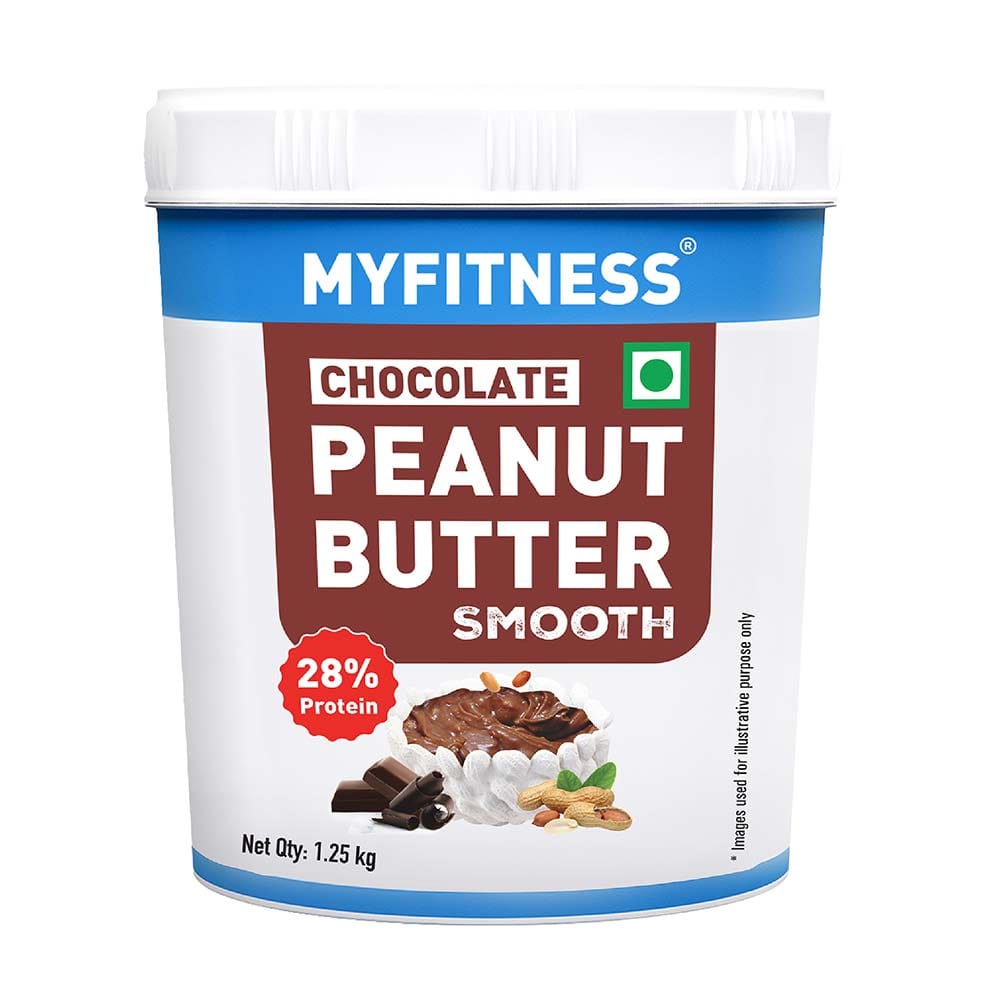 Myfitness Chocolate Peanut Butter, 1.2 kg Smooth HealthKart sale