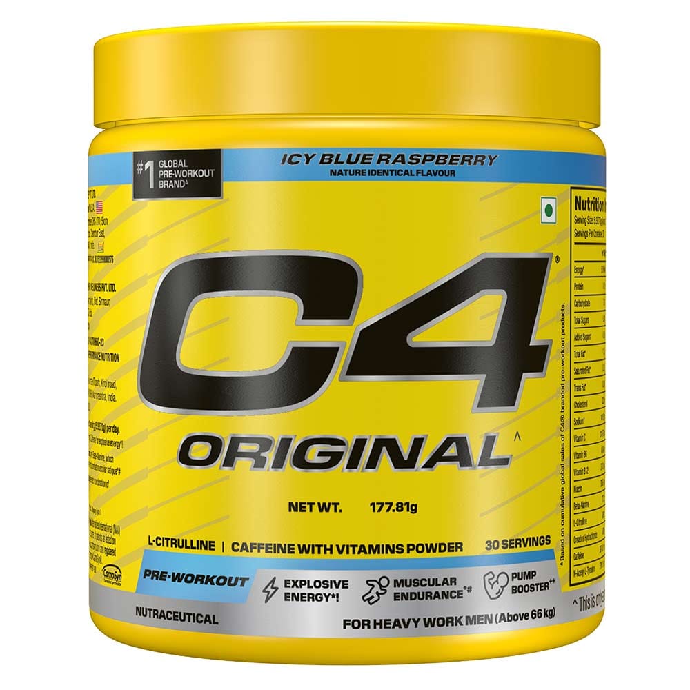 Cellucor C4 Original Pre-Workout, 0.39 lb Icy Blue Raspberry HealthKart sale