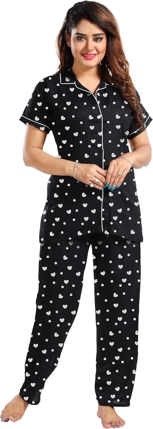 Here and Now Women Cotton Night Suit