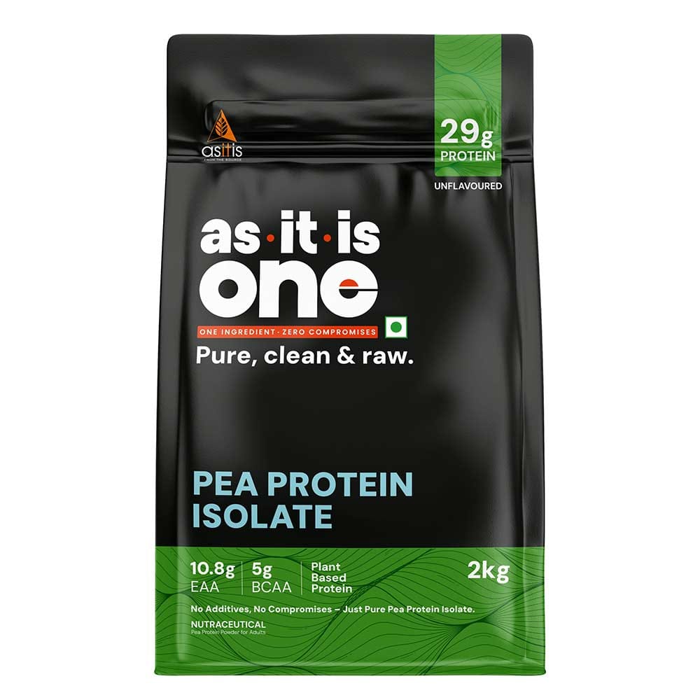 AS-IT-IS Nutrition One Pea Protein Isolate, 4.4 lb Unflavoured HealthKart sale