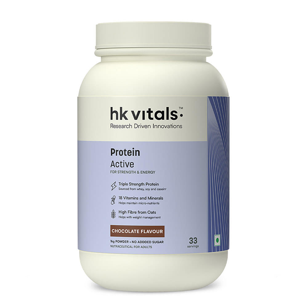 HealthKart HK Vitals Protein Active, 2.2 lb Chocolate HealthKart sale