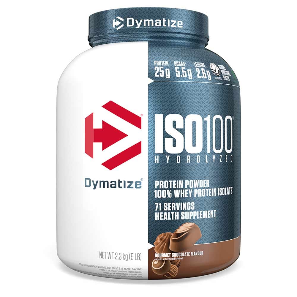 Dymatize ISO100 Whey Protein Isolate, 5 lb Gourmet Chocolate HealthKart sale
