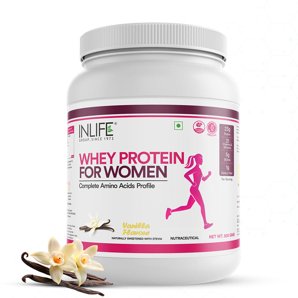 INLIFE Whey Protein for Women, 1.1 lb Vanilla HealthKart sale