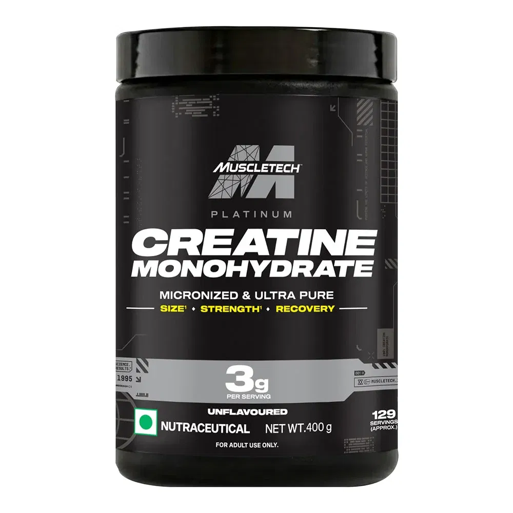 MuscleTech Platinum Creatine, Unflavoured 0.88 lb HealthKart sale