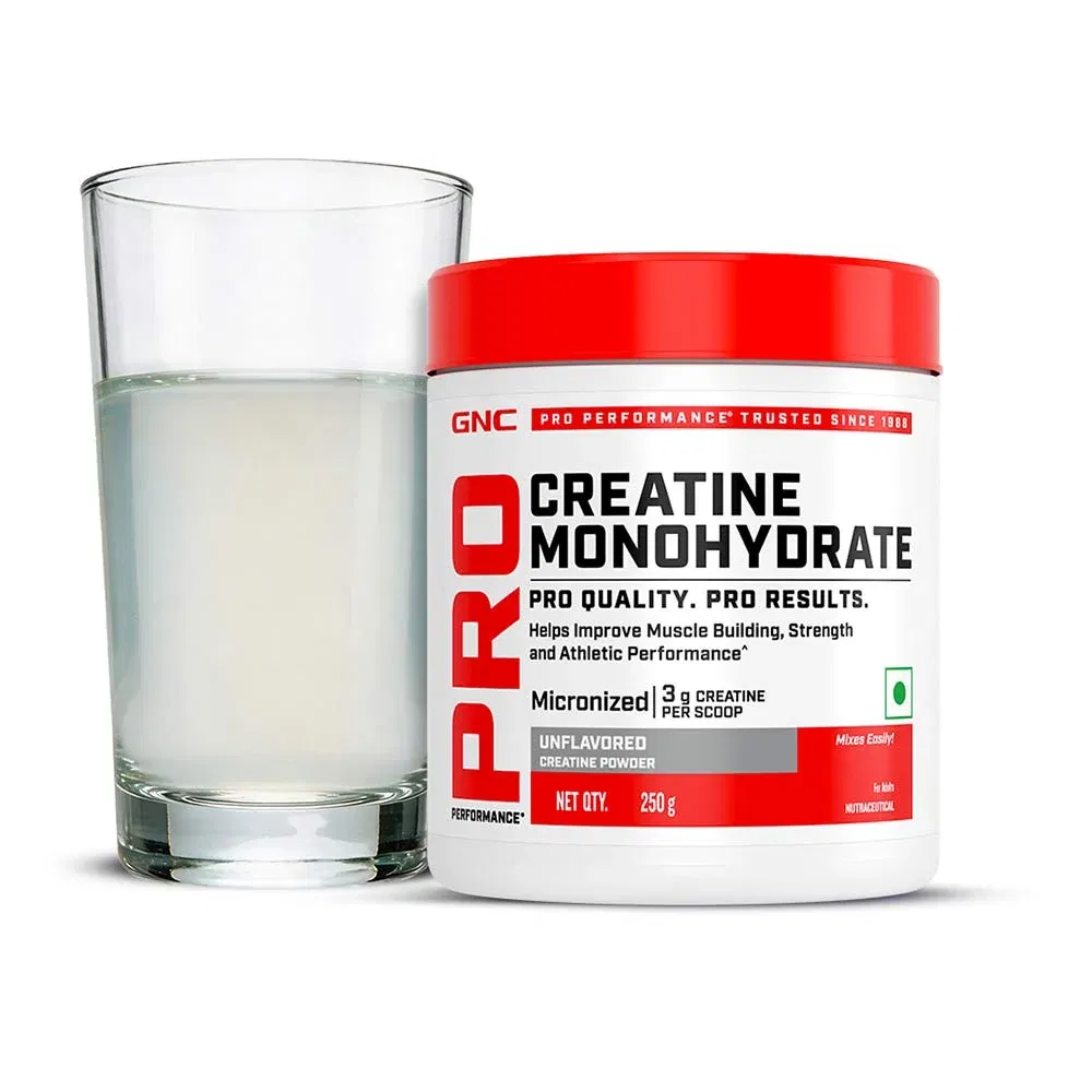 GNC Pro Performance Pure Micronized Creatine Monohydrate, Unflavoured 0.55 lb HealthKart sale