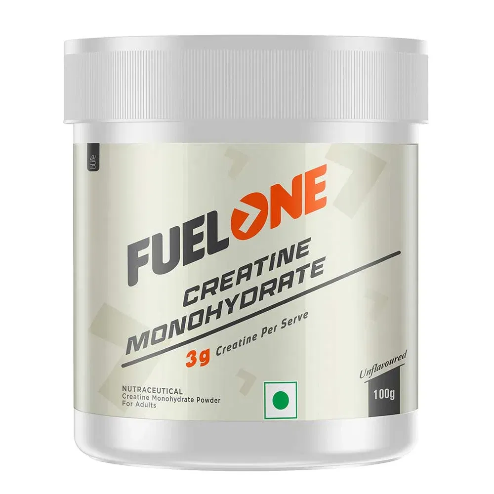 Fuel One Creatine Monohydrate, Unflavoured 0.22 lb HealthKart sale
