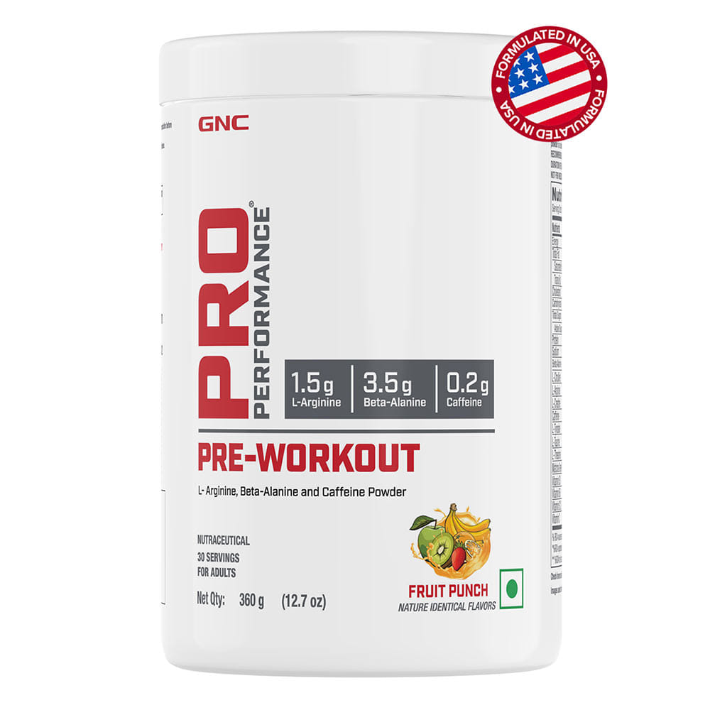 GNC Pro Performance Pre-Workout, 0.79 lb Fruit Punch HealthKart sale