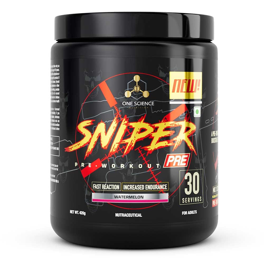One Science Sniper Pre Workout, 0.93 lb Watermelon HealthKart sale