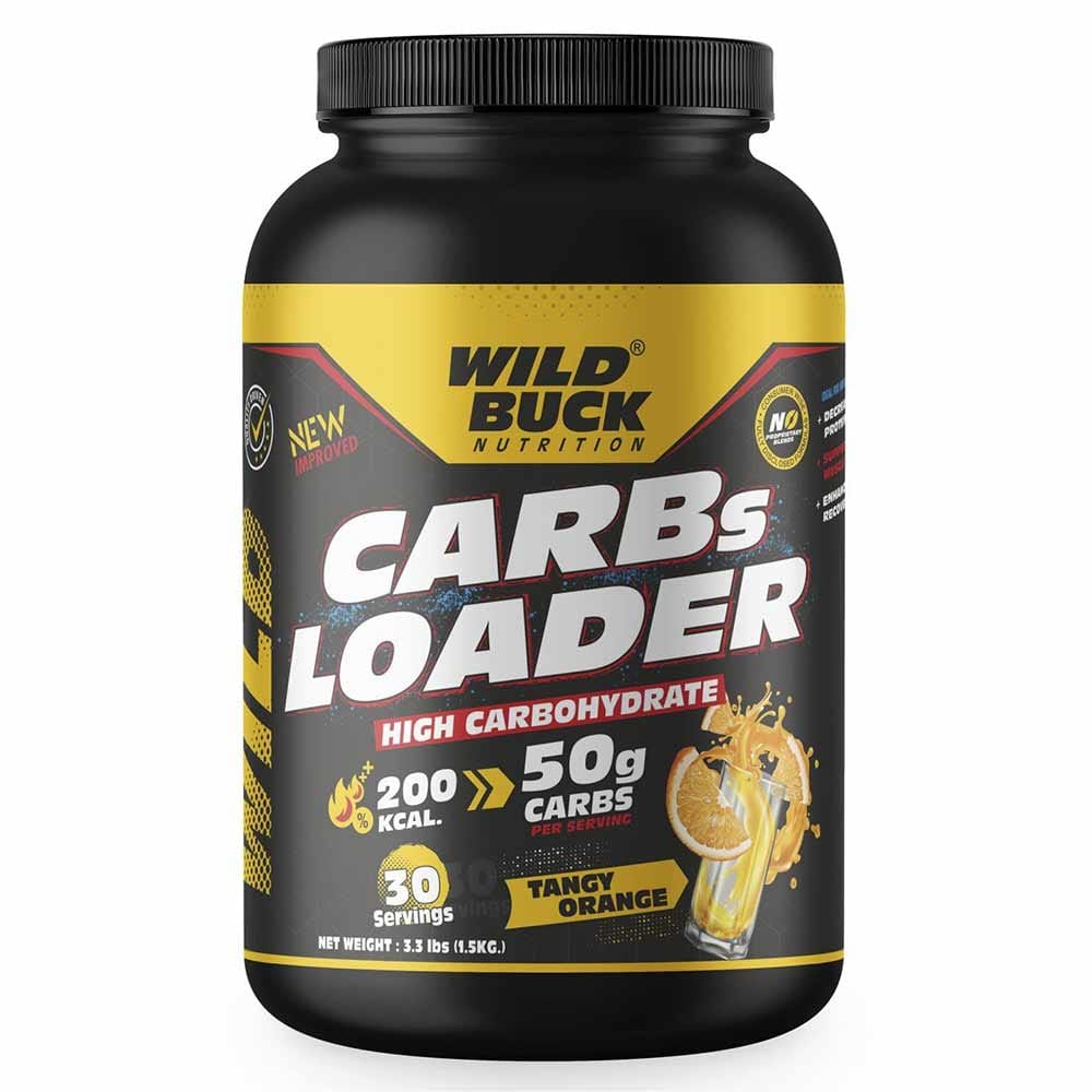 Wild Buck Carbs Loader, 3.3 lb Tangy Orange HealthKart sale