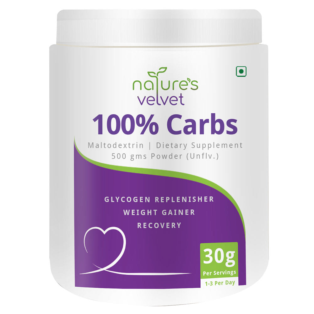 Natures Velvet 100% Carbs, 1.1 lb Unflavoured HealthKart sale