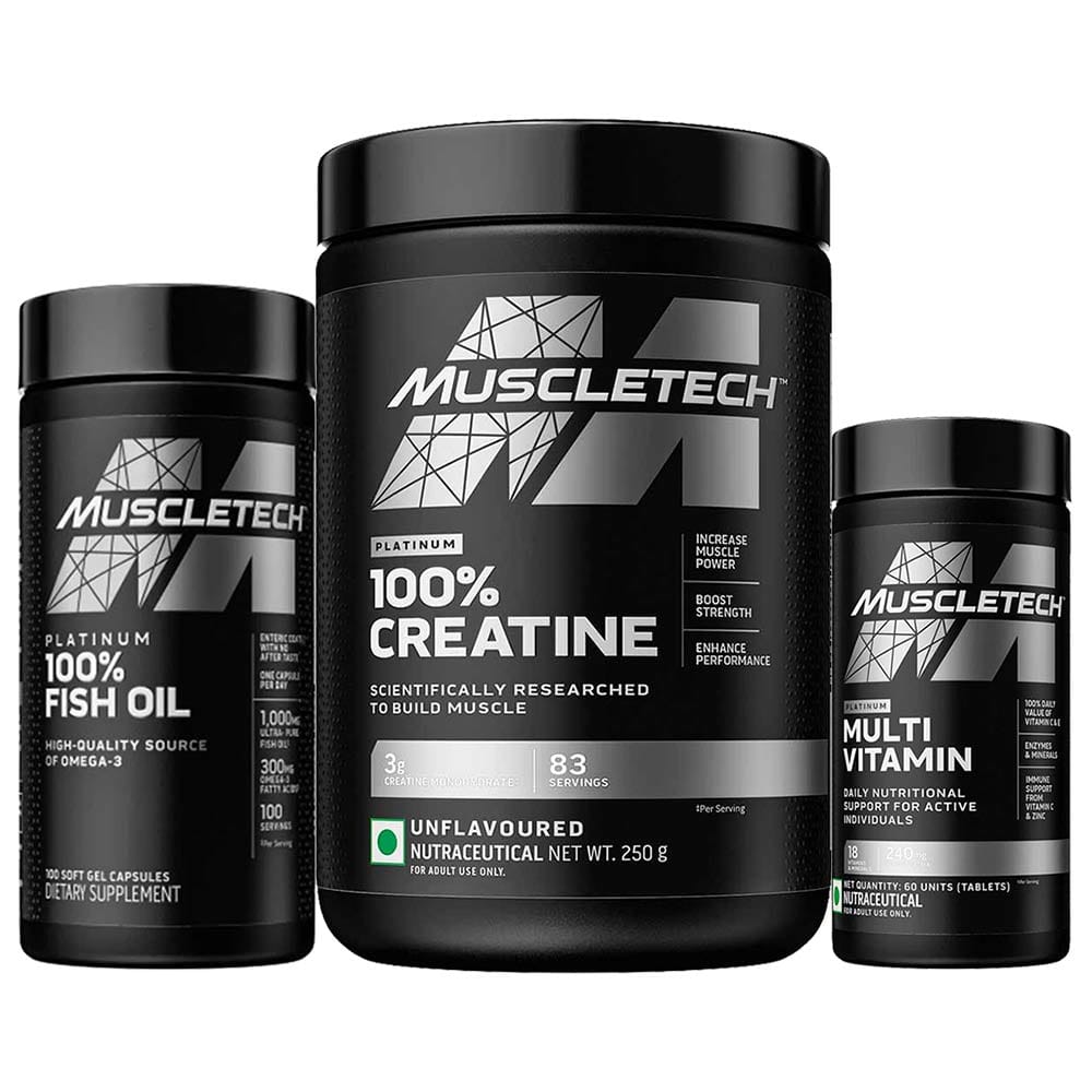 MuscleTech Platinum 100% Creatine Unflavoured, 0.55 lb HealthKart sale