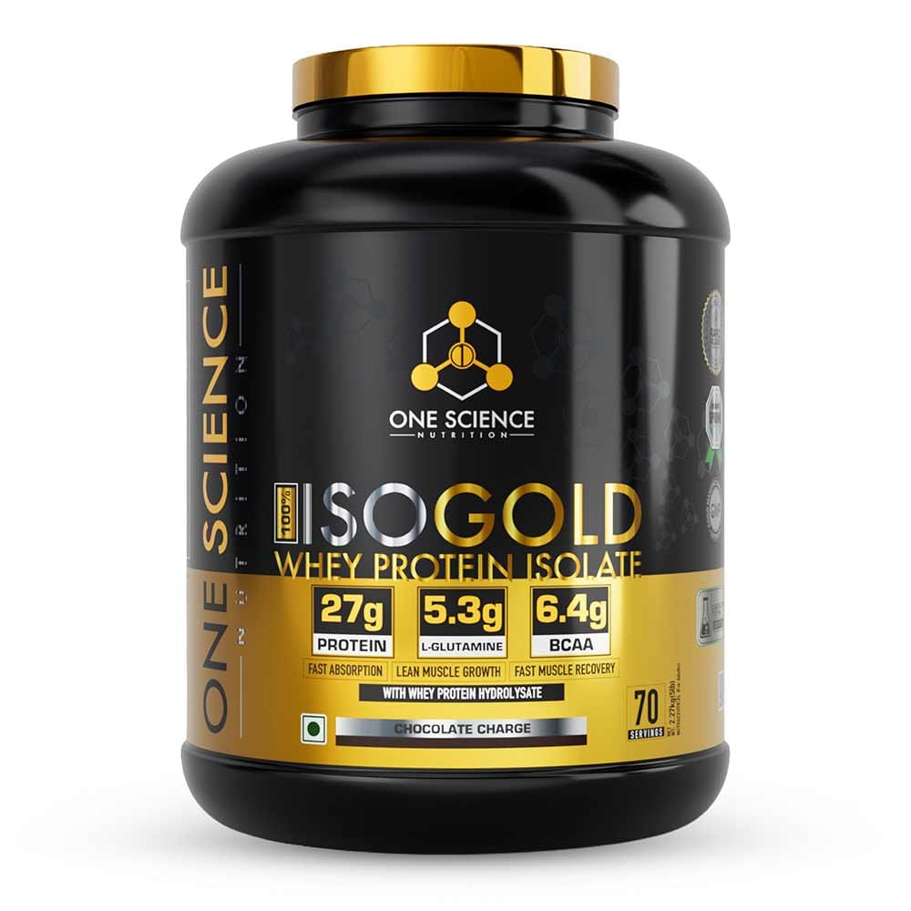 One Science 100% Iso Gold Whey Protein Isolate, 5 lb Chocolate HealthKart sale