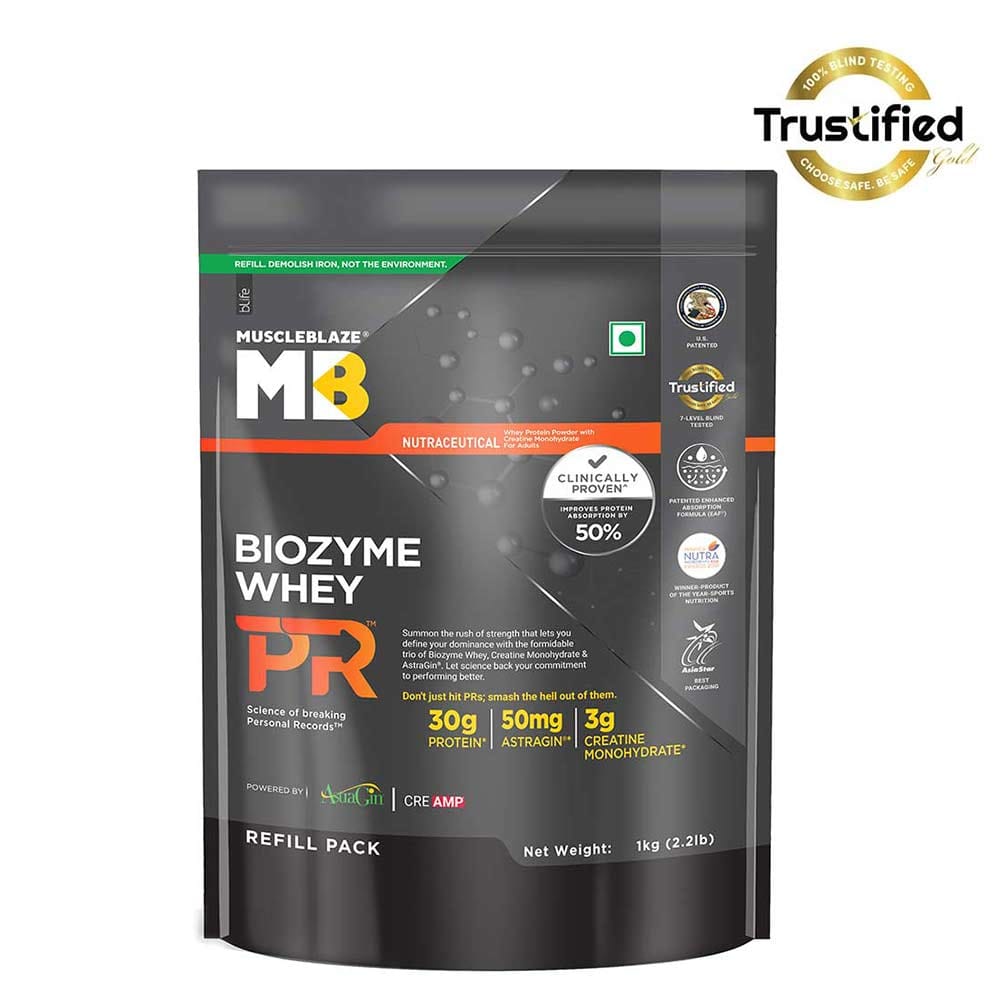 MuscleBlaze Biozyme Whey PR, 2.2 lb Molten Chocolate Cake HealthKart sale