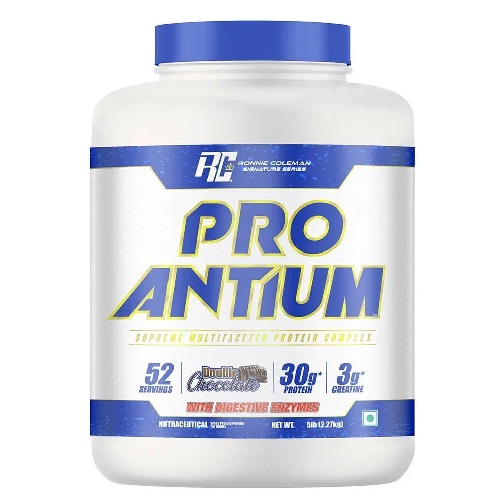 Ronnie Coleman Pro-Antium Whey Protein, 5 lb Double Chocolate HealthKart sale