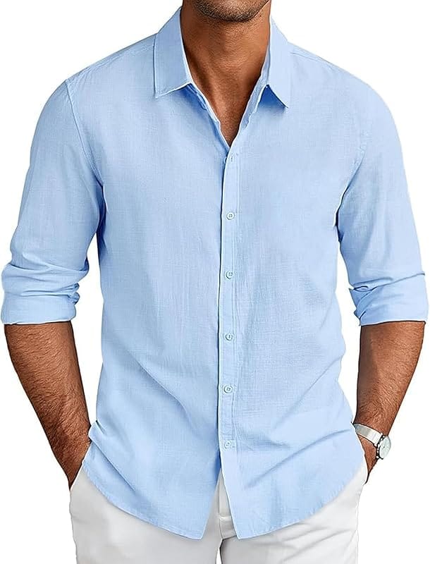 H&M Men Casual Linen Shirt