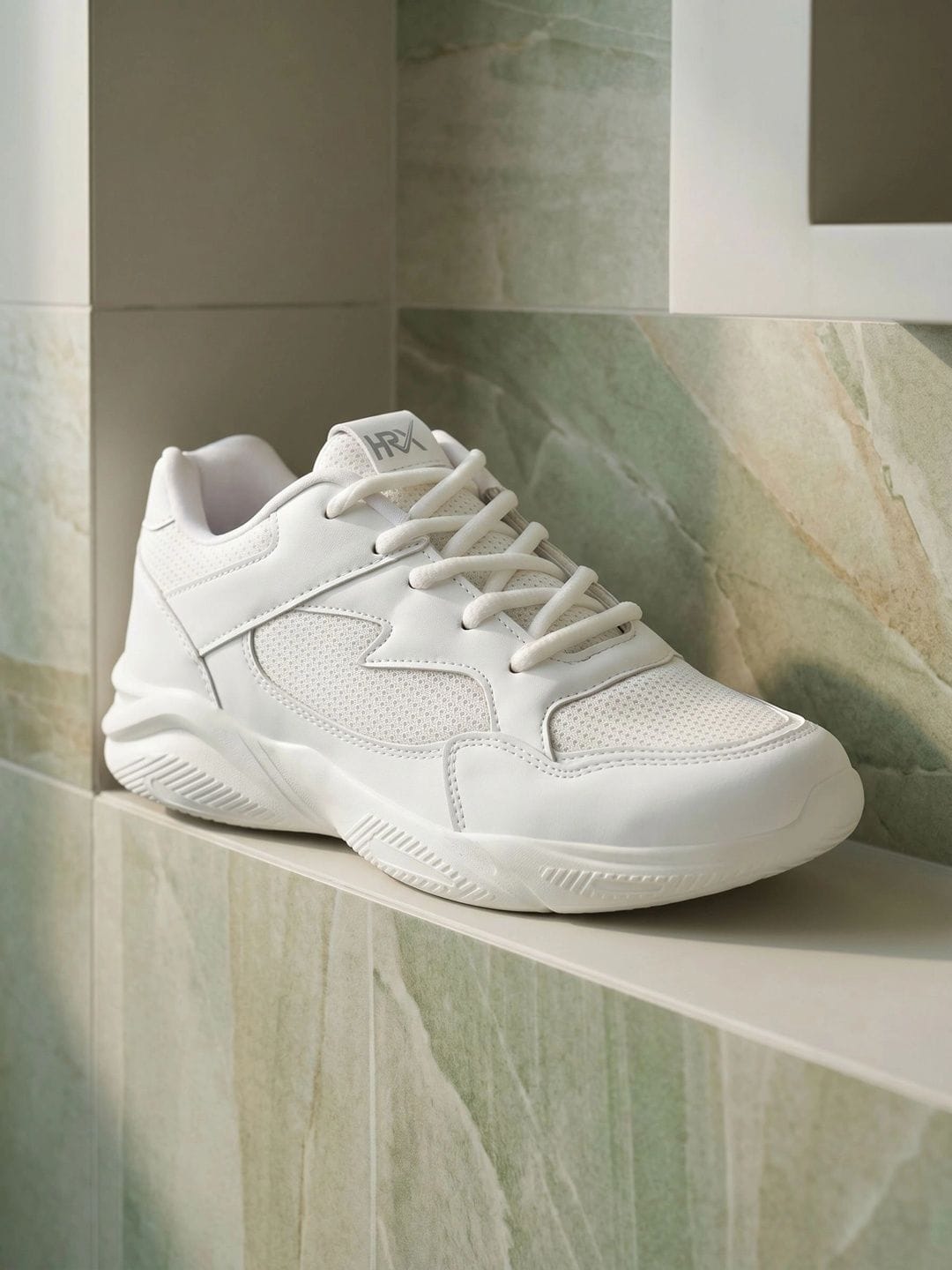 HRX by Hrithik Roshan Women White Mesh Running Non-Marking Shoes Myntra sale