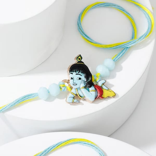 Adorable Krishna Rakhi for Kids IGP sale