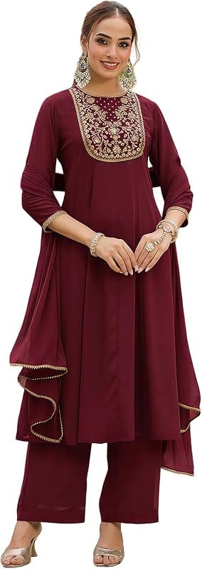 Janasya Anarkali Kurta Set
