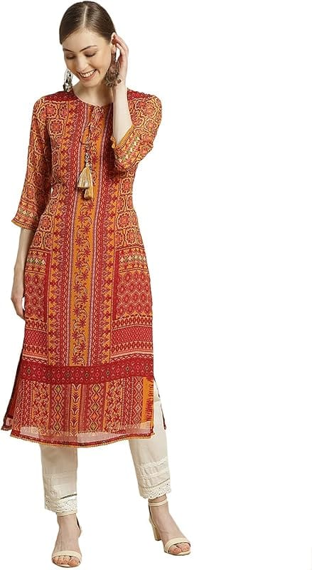 Juniper Women Floral Print Kurta