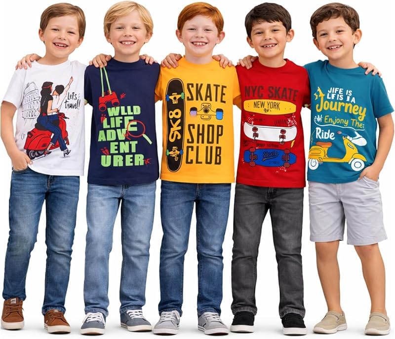 Kids Cotton Printed T-shirt