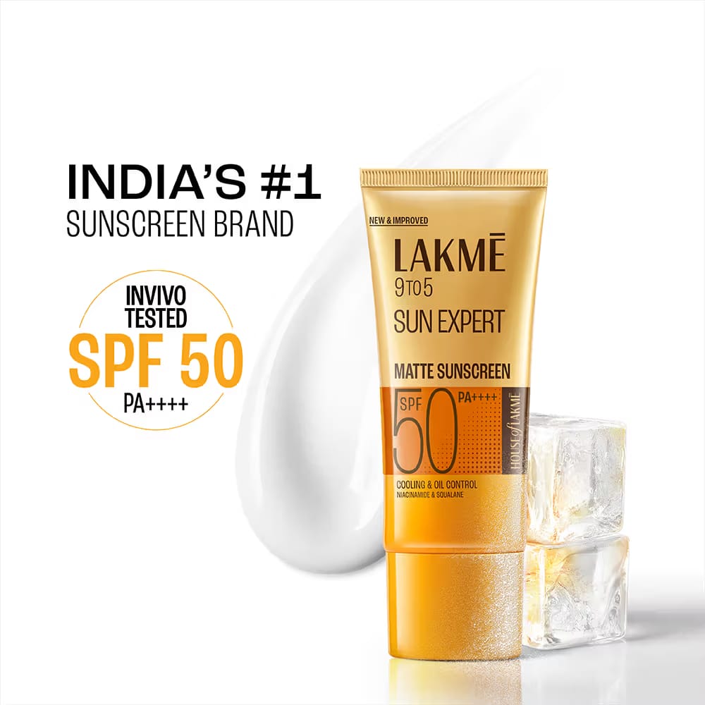 Lakme Matte Sunscreen SPF 50 Niacinamide