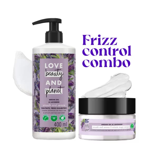 Love Beauty & Planet Bye Bye Frizz Combo ( Shampoo + Mask) Nykaa sale