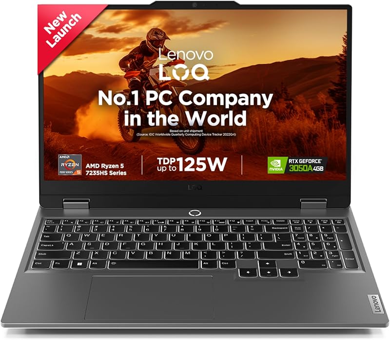 Lenovo IdeaPad Gaming 3 AMD Ryzen 5 RTX Laptop
