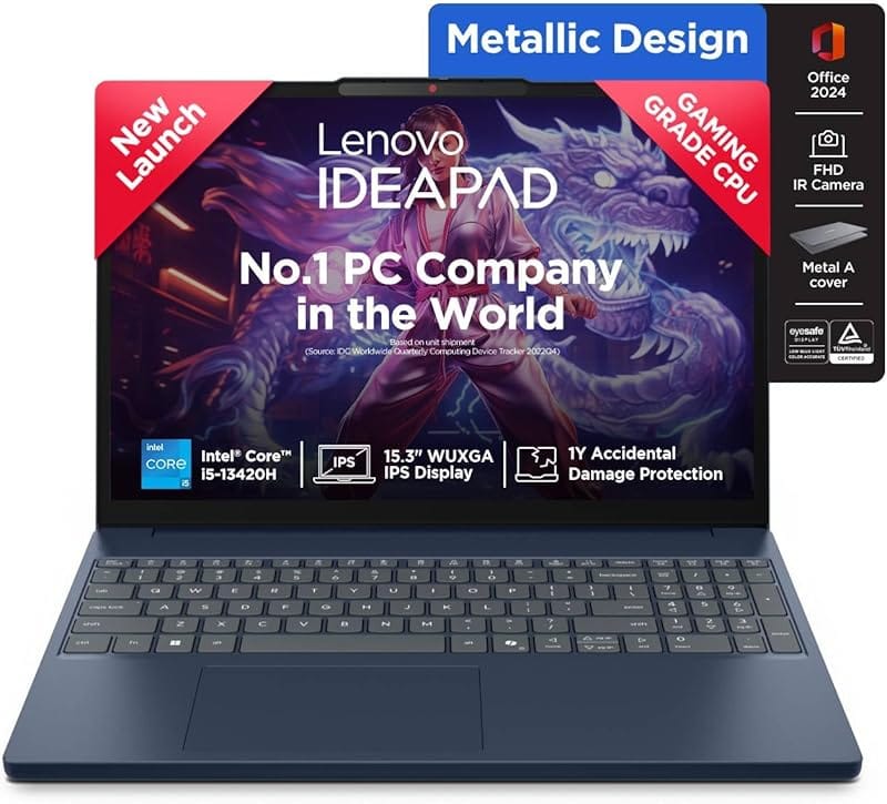 Lenovo IdeaPad Slim 3i Intel Core i5 13th Gen Laptop