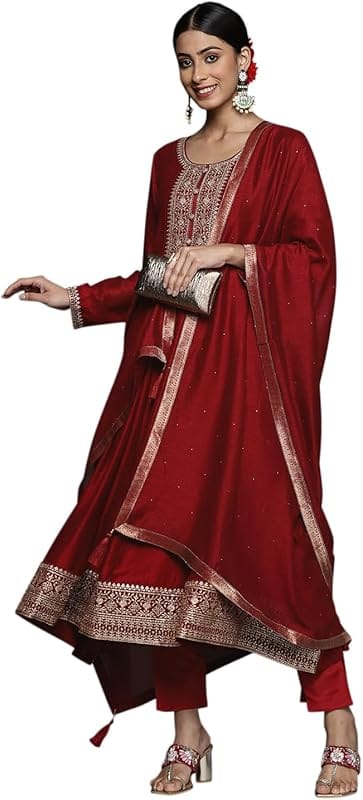 Libas women anarkali kurta set