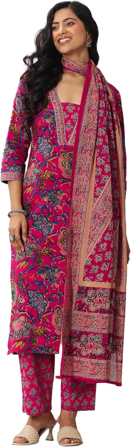 Libas Women Floral Print Kurta