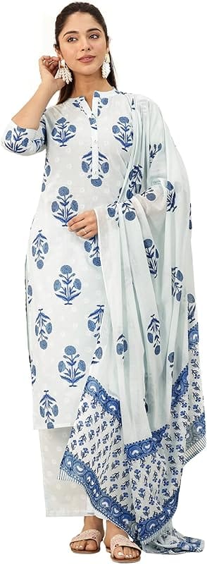 Libas Women Floral Printed Straight Kurta