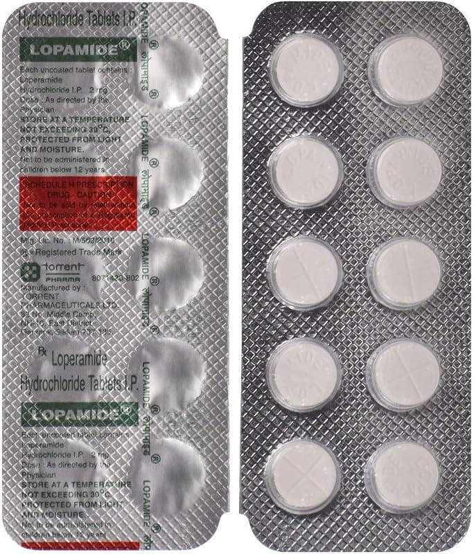 Loperamide 2mg Generic Tablet for Acute Diarrhea