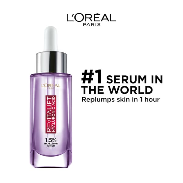 LOreal Paris Revitalift Hydrating Acid With 1.5 % Hyaluronic Peplumping Serum Nykaa sale