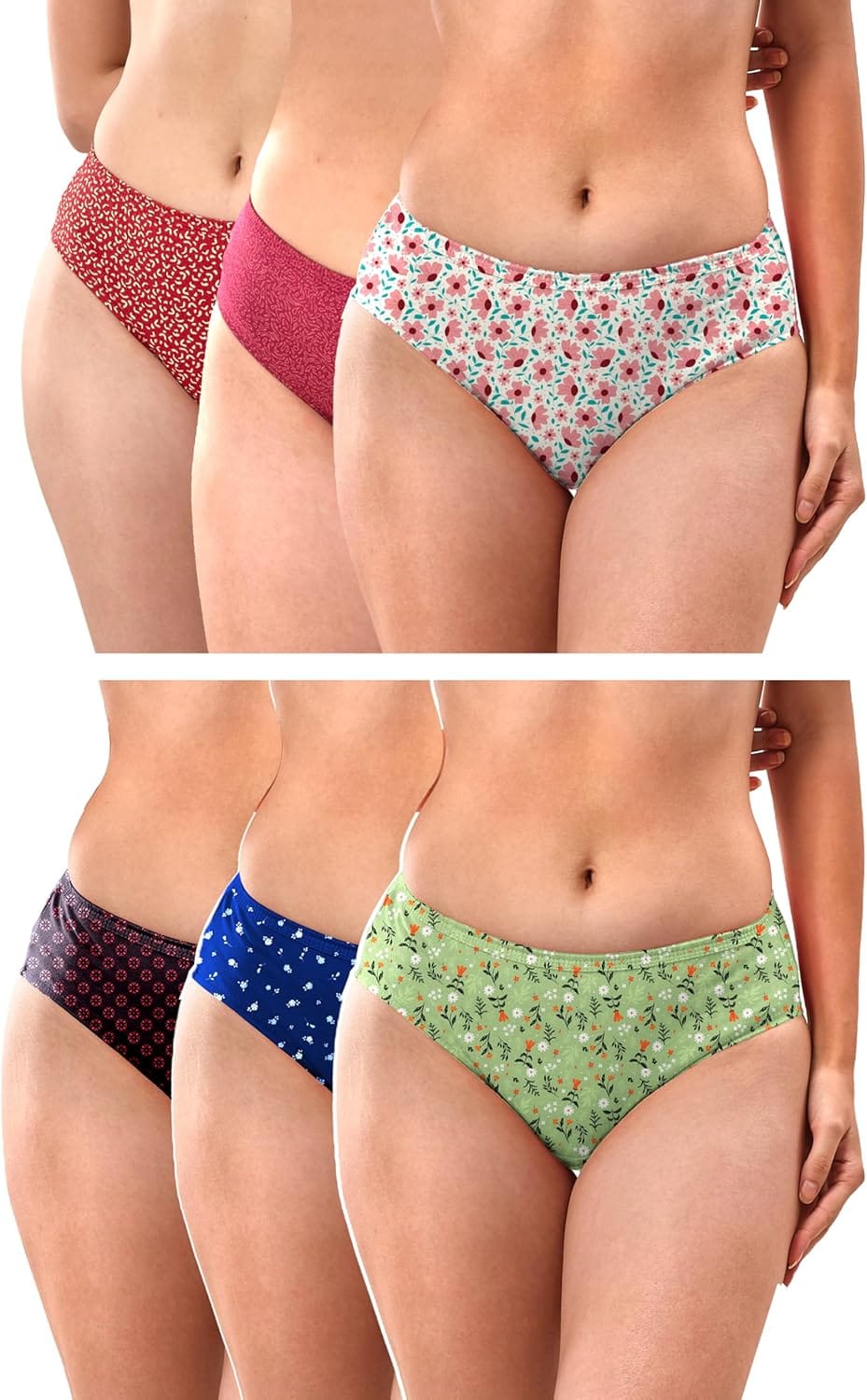Lyra Cotton Hipster Panty Pack