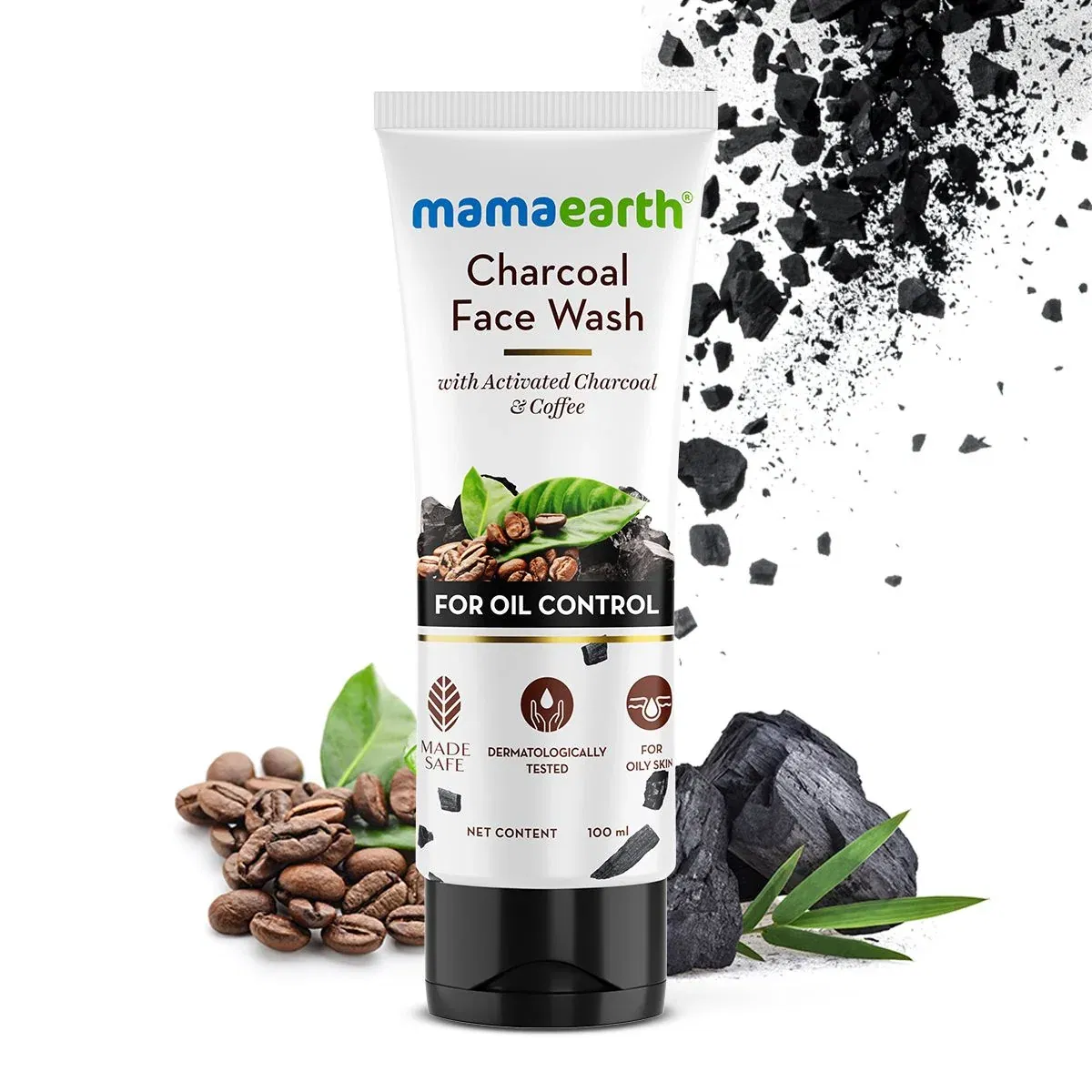 Charcoal Face Wash for Oil Control, 100 ml Mamaearth sale