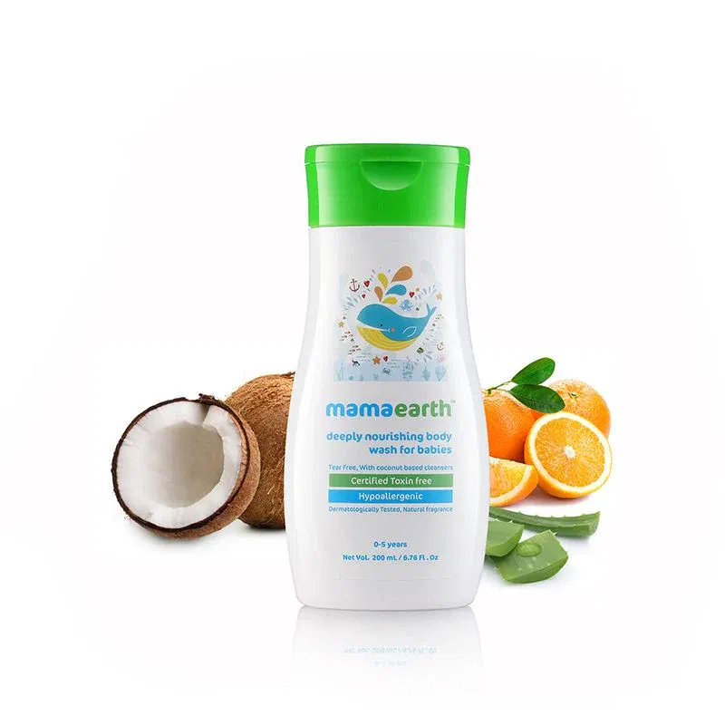 Mamaearth Deeply Nourishing Body Wash for Babies, 200 ml Mamaearth sale