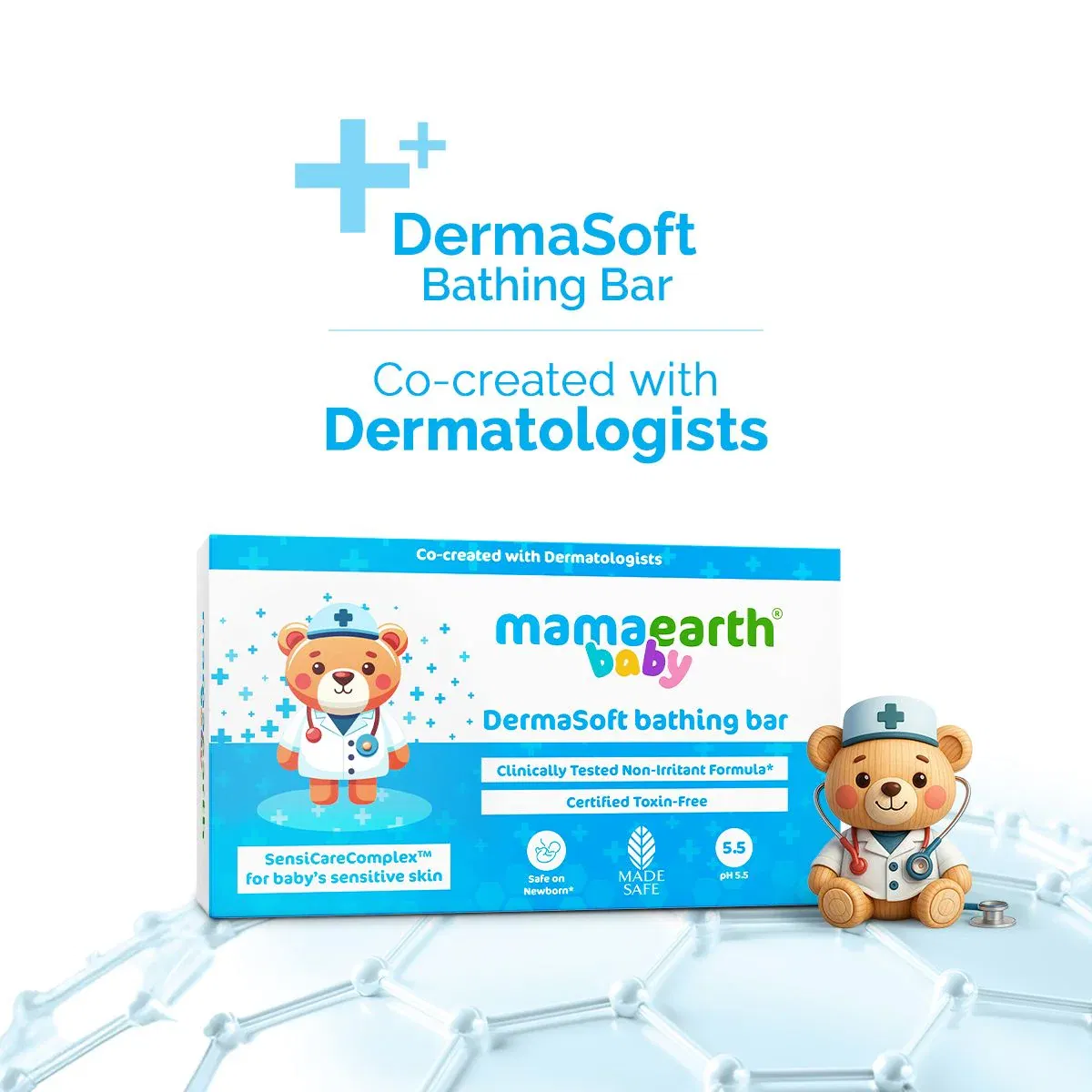 Mamaearth Baby DermaSoft Bathing Bar, 75 g Mamaearth sale